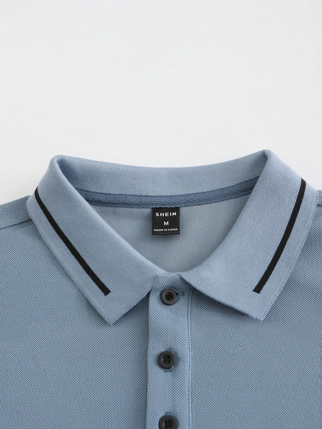 Calvornis Camisa Polo Casual/Business de Manga Curta com Detalhe em Contraste para Homens, Camisa de Golfe Preta para Homens, Formal, Cerimônia