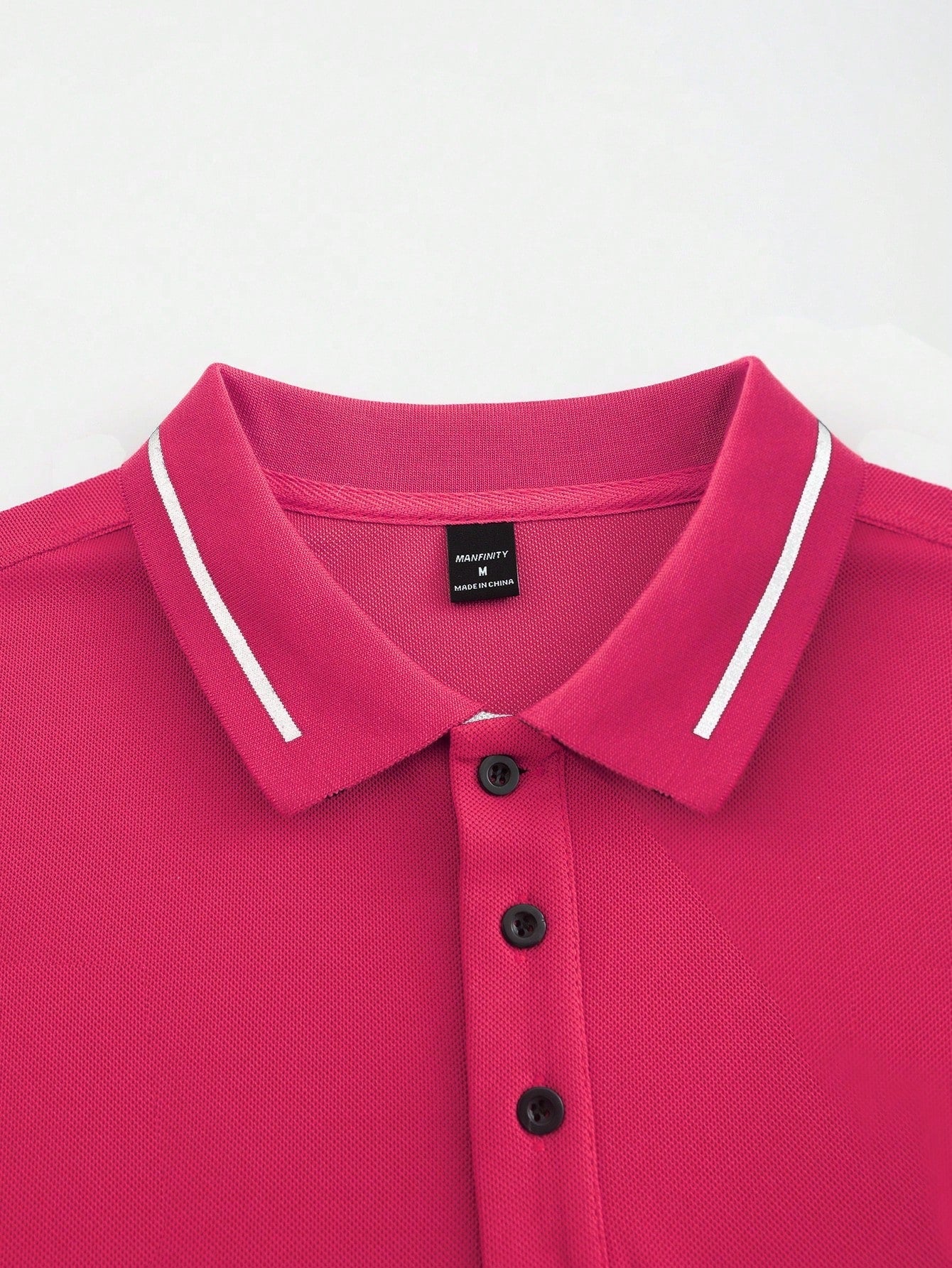 Calvornis Camisa Polo Casual/Business de Manga Curta com Detalhe em Contraste para Homens, Camisa de Golfe Preta para Homens, Formal, Cerimônia