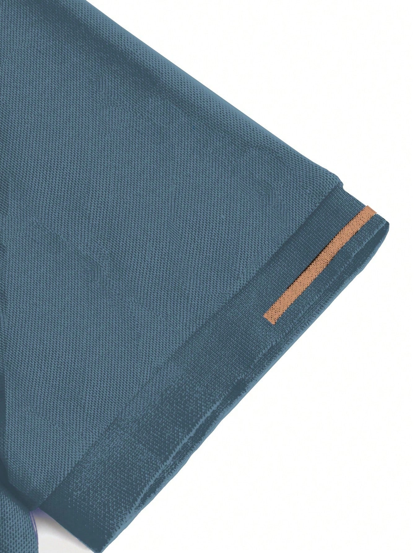 Calvornis Camisa Polo Casual/Business de Manga Curta com Detalhe em Contraste para Homens, Camisa de Golfe Preta para Homens, Formal, Cerimônia