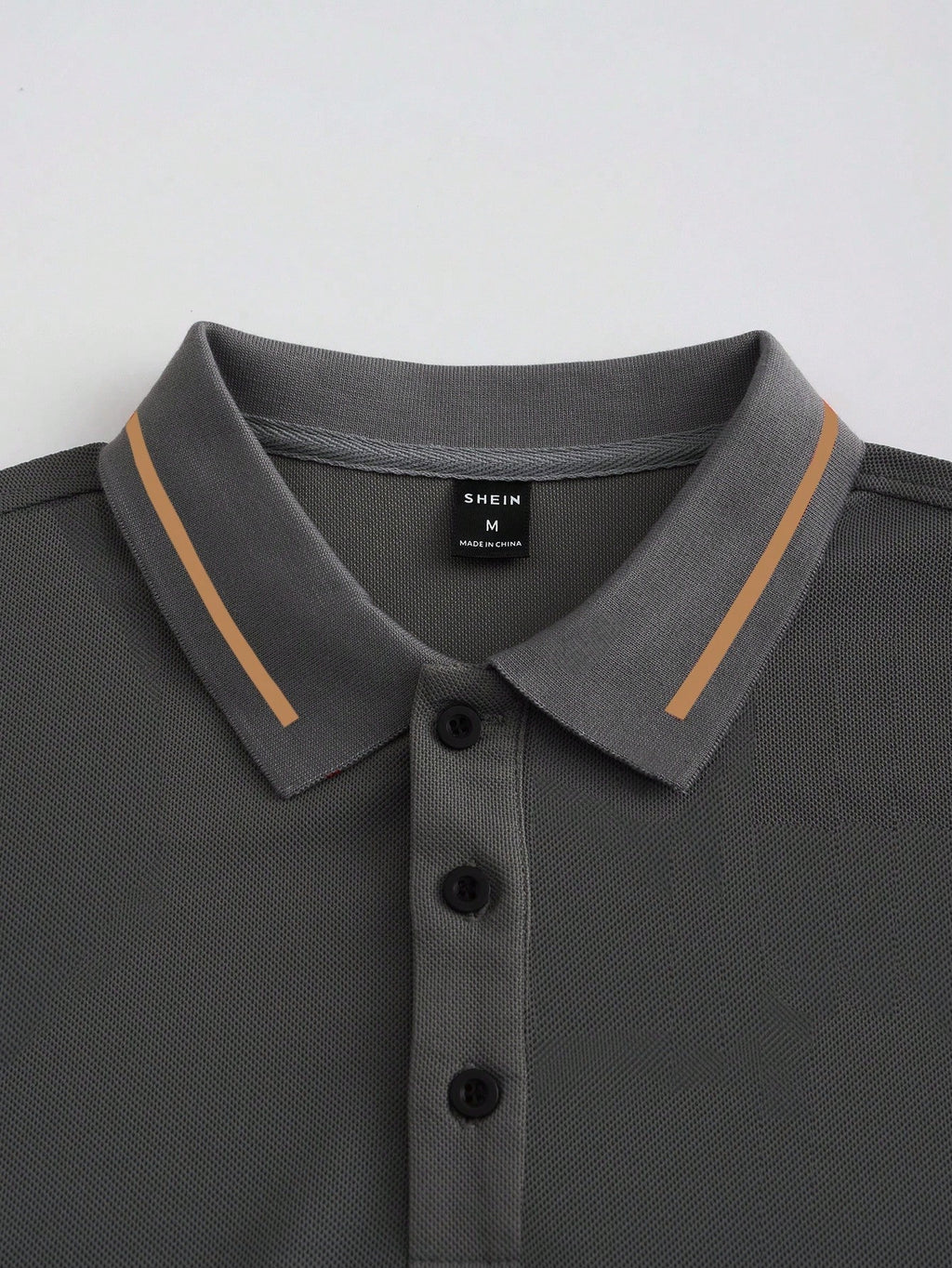 Calvornis Camisa Polo Casual/Business de Manga Curta com Detalhe em Contraste para Homens, Camisa de Golfe Preta para Homens, Formal, Cerimônia
