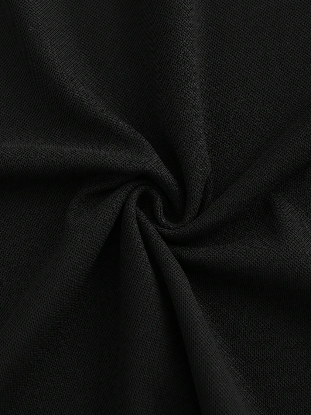 Calvornis Camisa Polo Casual/Business de Manga Curta com Detalhe em Contraste para Homens, Camisa de Golfe Preta para Homens, Formal, Cerimônia