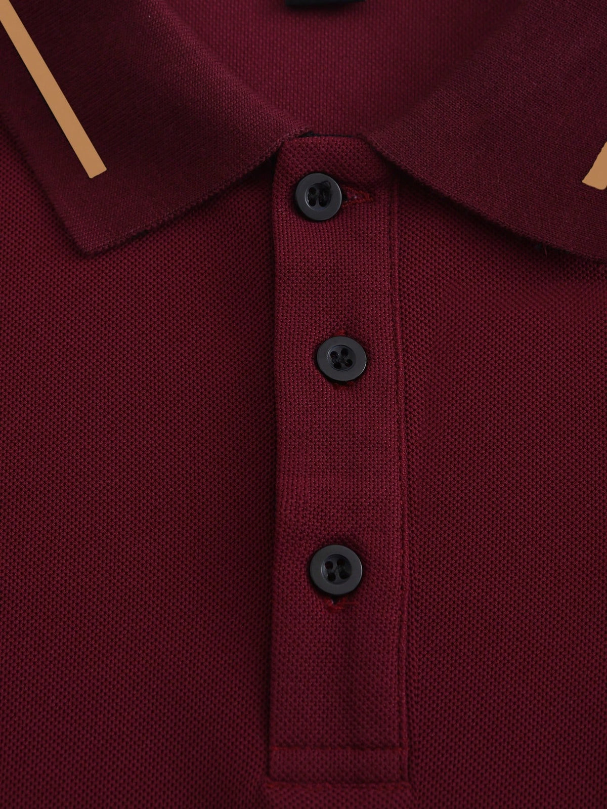 Calvornis Camisa Polo Casual/Business de Manga Curta com Detalhe em Contraste para Homens, Camisa de Golfe Preta para Homens, Formal, Cerimônia