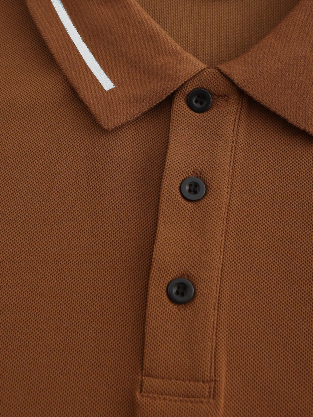 Calvornis Camisa Polo Casual/Business de Manga Curta com Detalhe em Contraste para Homens, Camisa de Golfe Preta para Homens, Formal, Cerimônia