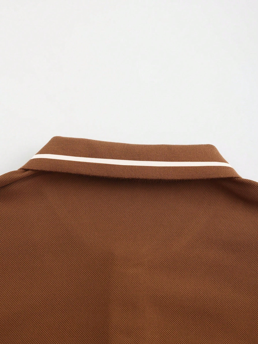 Calvornis Camisa Polo Casual/Business de Manga Curta com Detalhe em Contraste para Homens, Camisa de Golfe Preta para Homens, Formal, Cerimônia