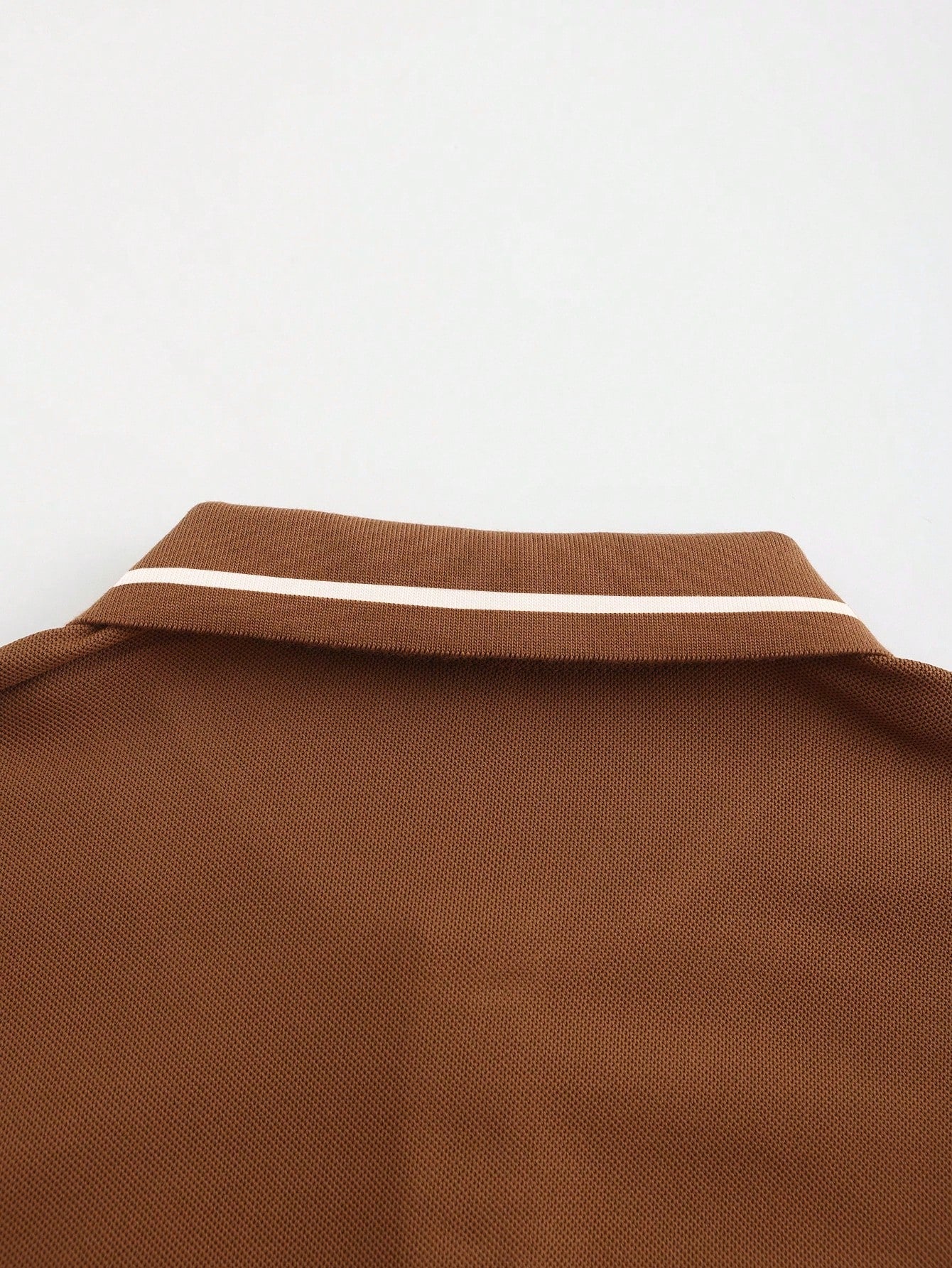 Calvornis Camisa Polo Casual/Business de Manga Curta com Detalhe em Contraste para Homens, Camisa de Golfe Preta para Homens, Formal, Cerimônia