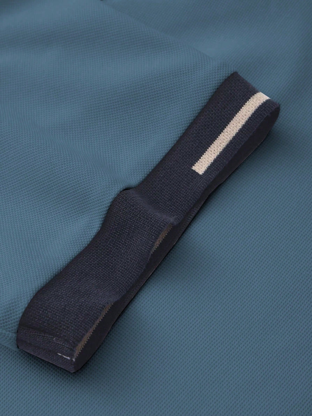 Calvornis Camisa Polo Casual/Business de Manga Curta com Detalhe em Contraste para Homens, Camisa de Golfe Preta para Homens, Formal, Cerimônia