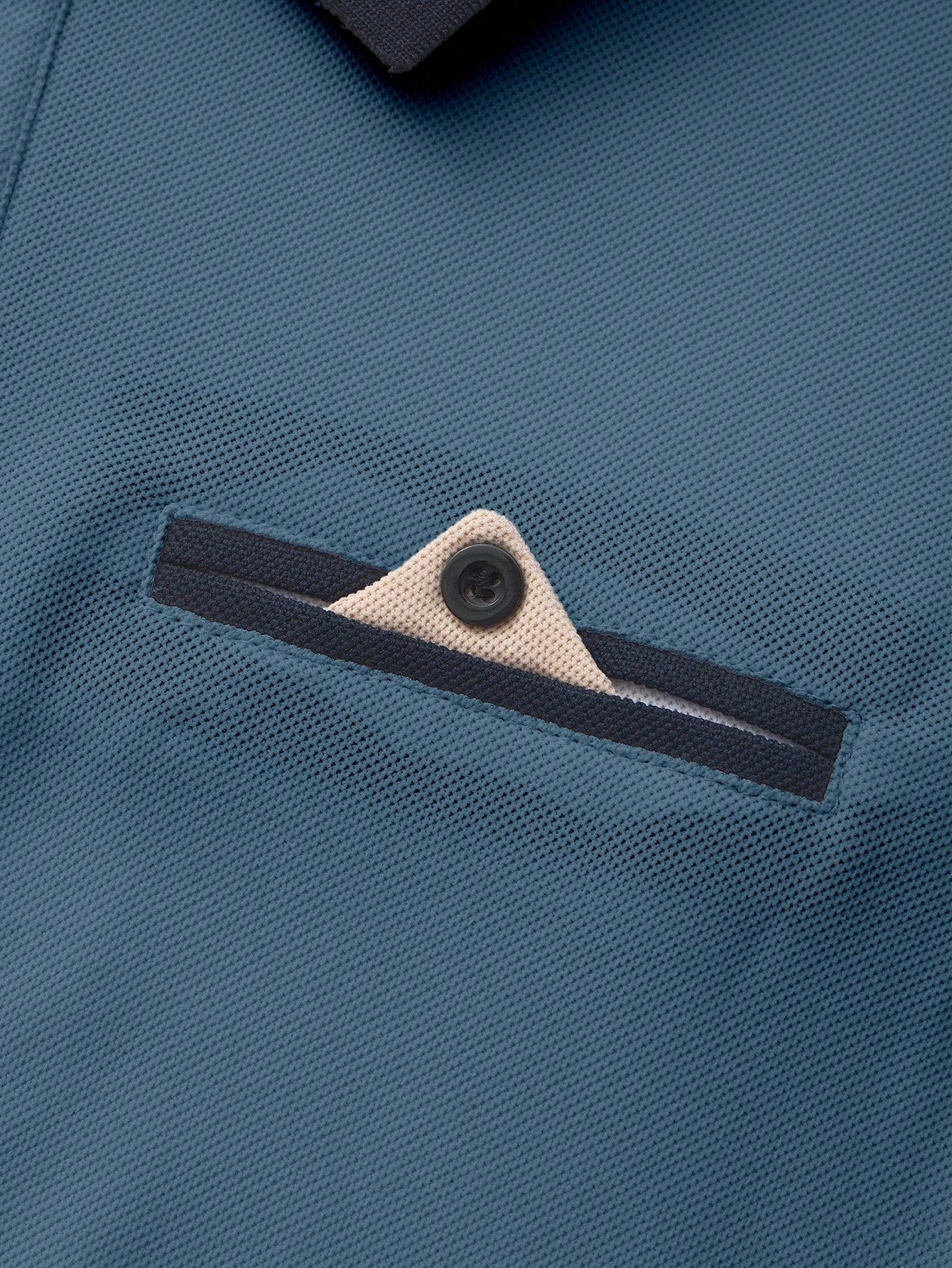 Calvornis Camisa Polo Casual/Business de Manga Curta com Detalhe em Contraste para Homens, Camisa de Golfe Preta para Homens, Formal, Cerimônia