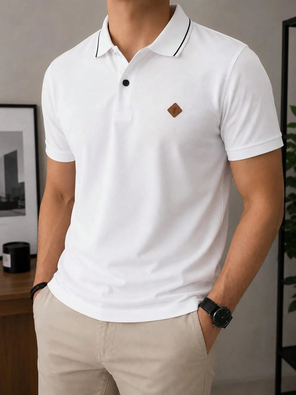 Camisa Polo Todos Ajuste Regular Bordado Masculina