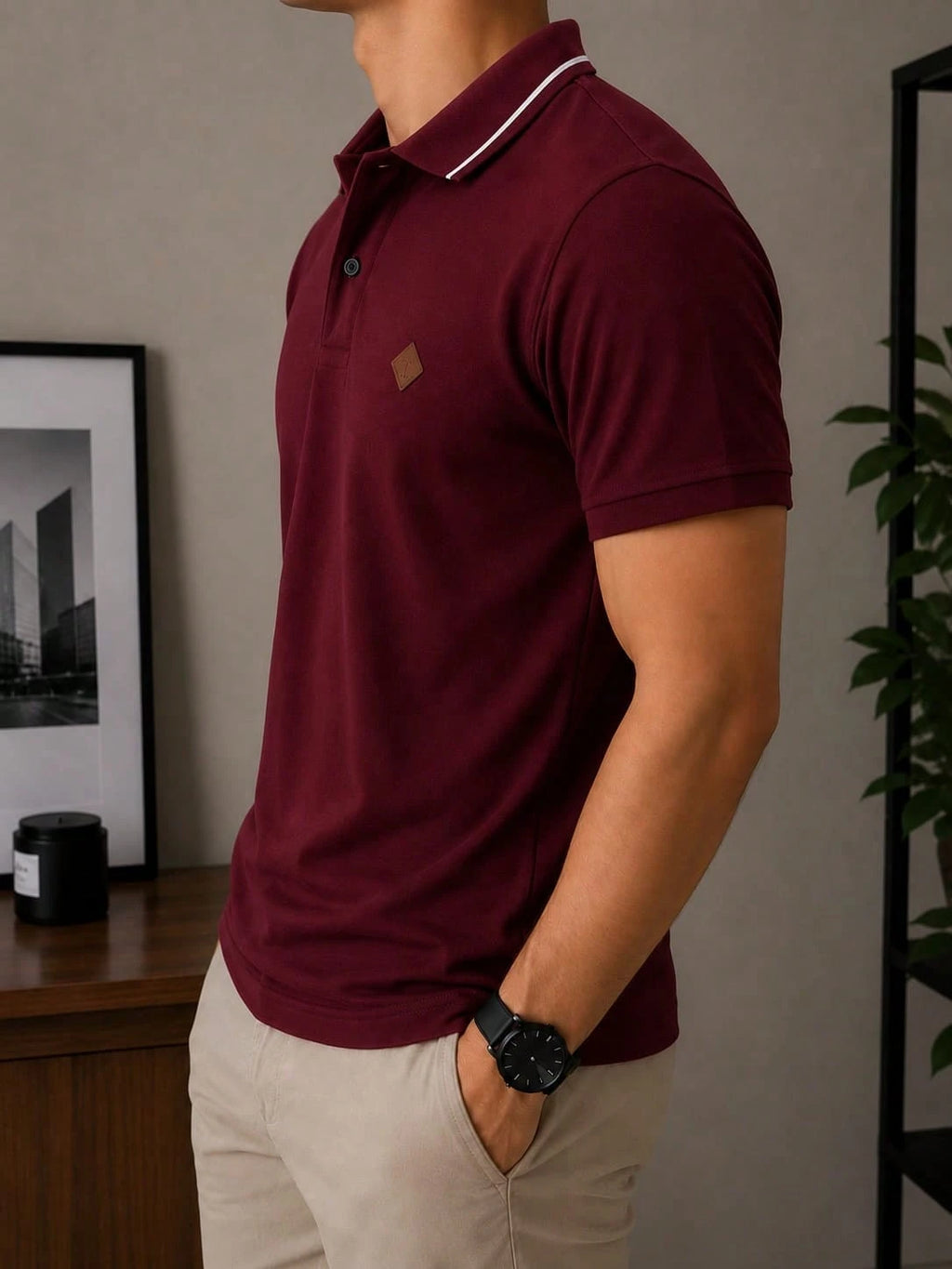 Camisa Polo Todos Ajuste Regular Bordado Masculina