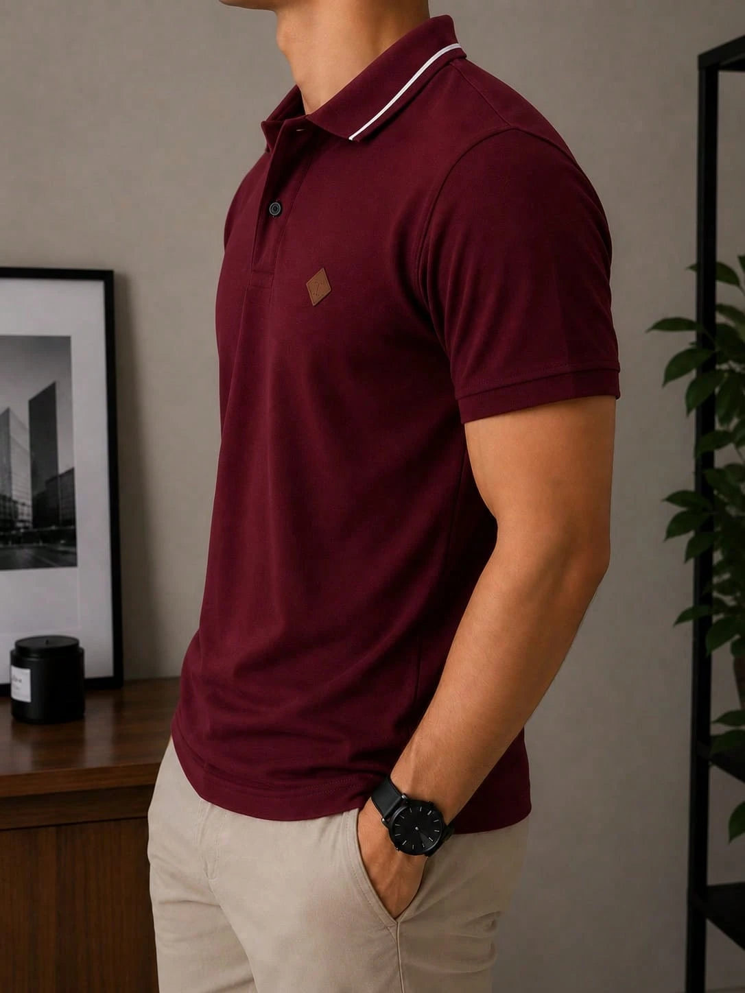 Camisa Polo Todos Ajuste Regular Bordado Masculina