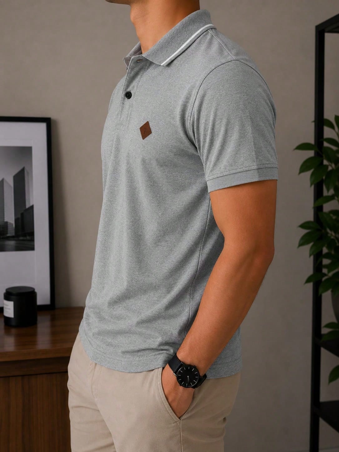 Camisa Polo Todos Ajuste Regular Bordado Masculina