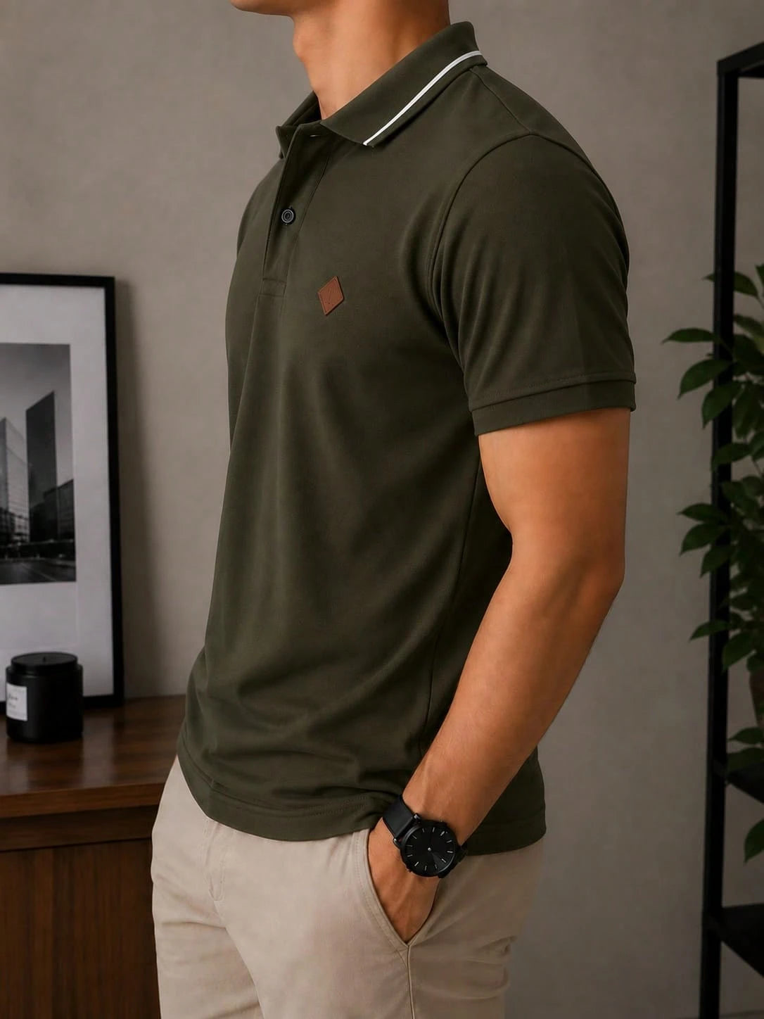 Camisa Polo Todos Ajuste Regular Bordado Masculina
