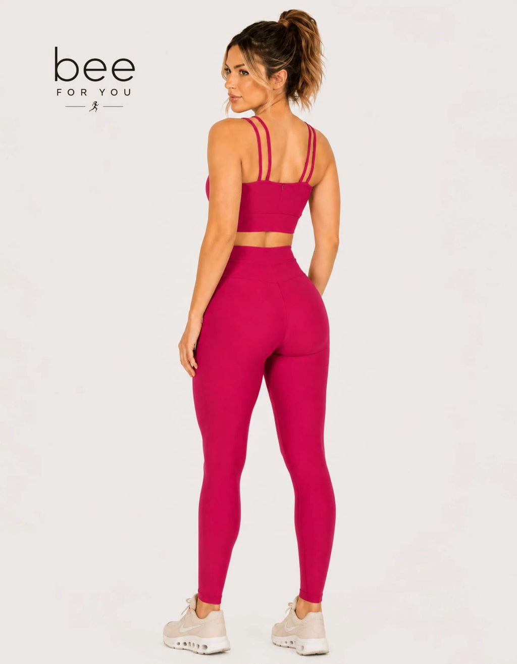 Conjunto Legging Academia Feminino Calça Zero Transparencia Cintura Alta Modelador