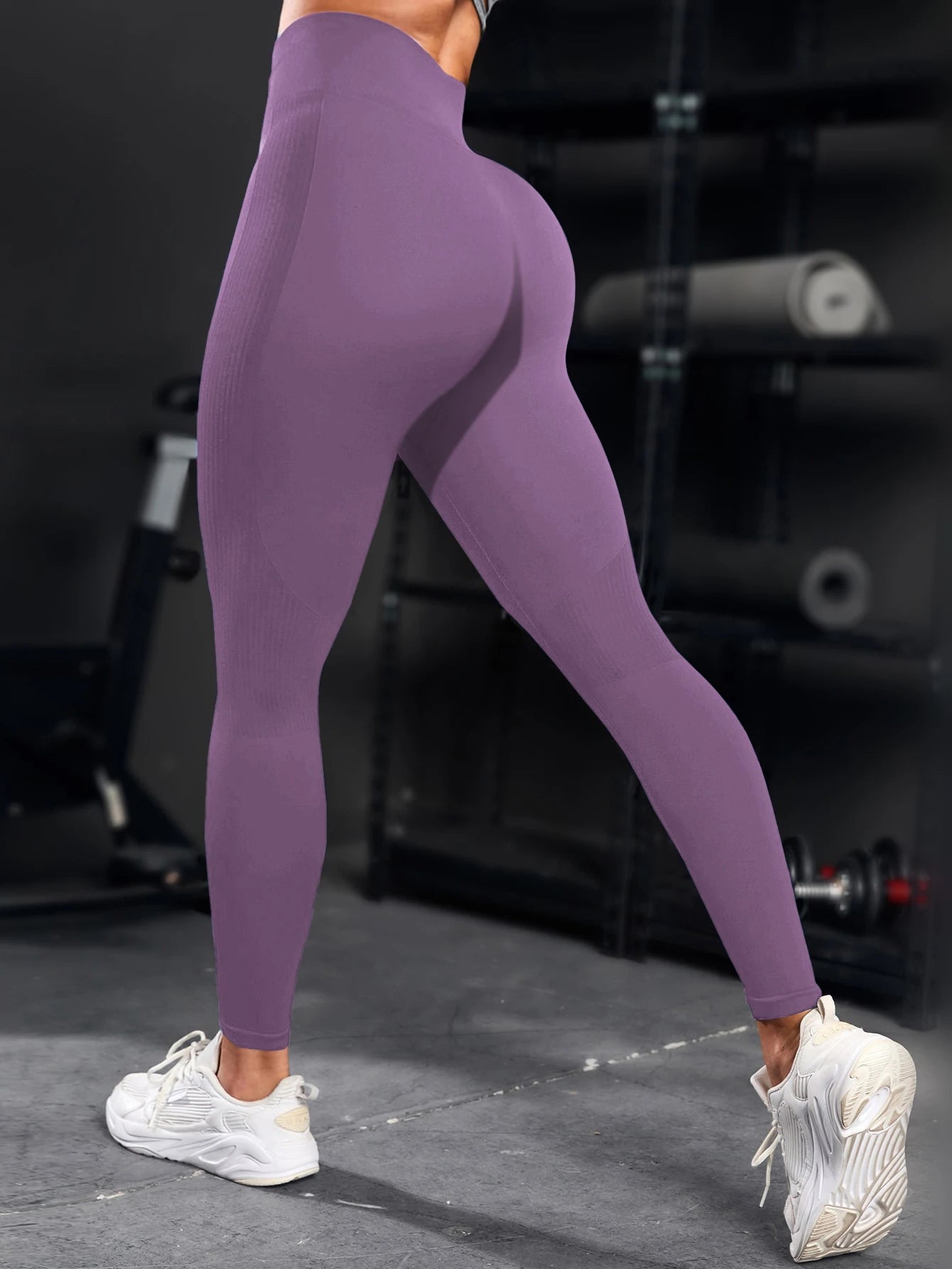 Powerista Legging Esportiva Feminina Minimalista Versátil Ajustada para Yoga