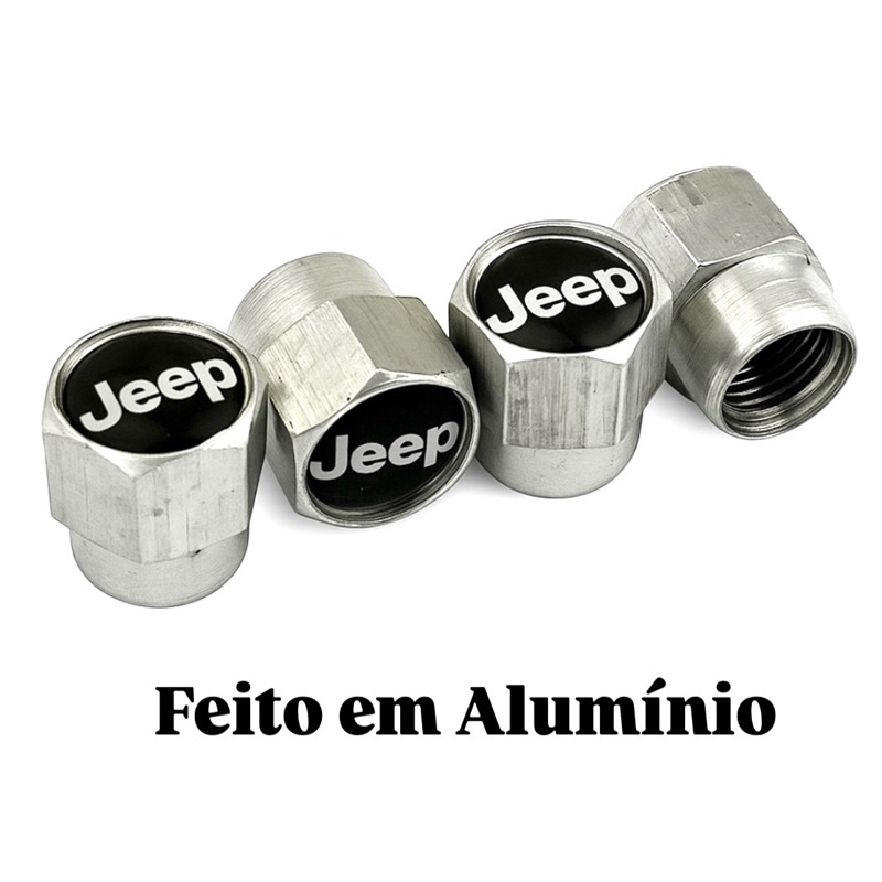 Tampa Tampinha Bico Pneu Compatível com Carros Jeep Bico de Válvula Válvula
