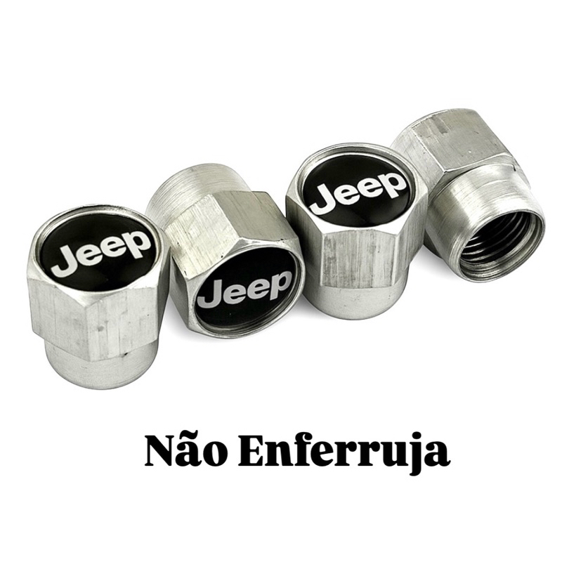 Tampa Tampinha Bico Pneu Compatível com Carros Jeep Bico de Válvula Válvula