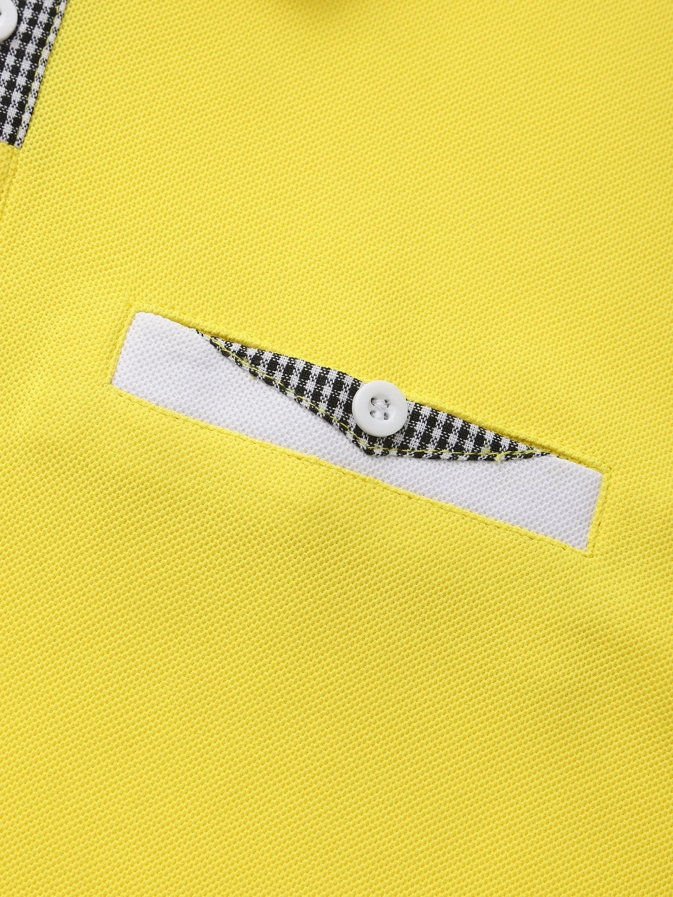 Calvornis Camisa Polo Casual/Business de Manga Curta com Detalhe em Contraste para Homens, Camisa de Golfe Preta para Homens, Formal, Cerimônia